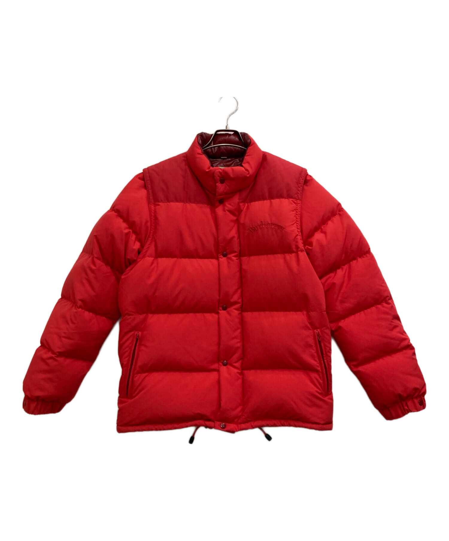 BURBERRY (バーバリー) ダウンジャケット レッド サイズ:48 BURBERRY (バーバリー) ダウンジャケット レッド サイズ:48