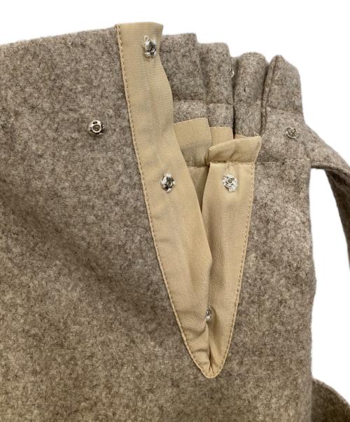 BALENCIAGA（バレンシアガ）BALENCIAGA (バレンシアガ) ウールビッグポケットスカート ベージュ サイズ:36の古着・服飾アイテム