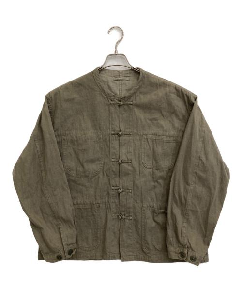 NIGEL CABOURN（ナイジェルケーボン）NIGEL CABOURN (ナイジェルケーボン) FRENCH CHINA JACKET オリーブ サイズ:46の古着・服飾アイテム