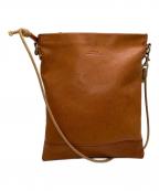 SLOW×BEAMSスロウ×ビームス）の古着「レザーサコッシュ」｜ブラウン