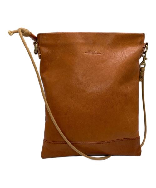 SLOW（スロウ）SLOW (スロウ) BEAMS (ビームス) レザーサコッシュ ブラウンの古着・服飾アイテム