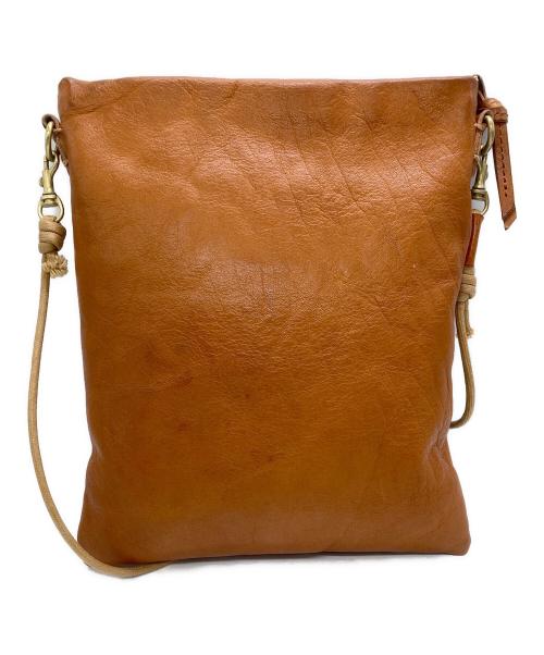 SLOW（スロウ）SLOW (スロウ) BEAMS (ビームス) レザーサコッシュ ブラウンの古着・服飾アイテム