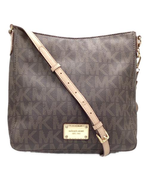 MICHAEL KORS（マイケル・コース）MICHAEL KORS (マイケルコース) ショルダーバッグ ブラウンの古着・服飾アイテム