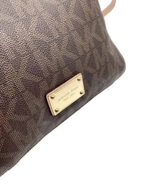 MICHAEL KORS（マイケル・コース）MICHAEL KORS (マイケルコース) ショルダーバッグ ブラウンの古着・服飾アイテム