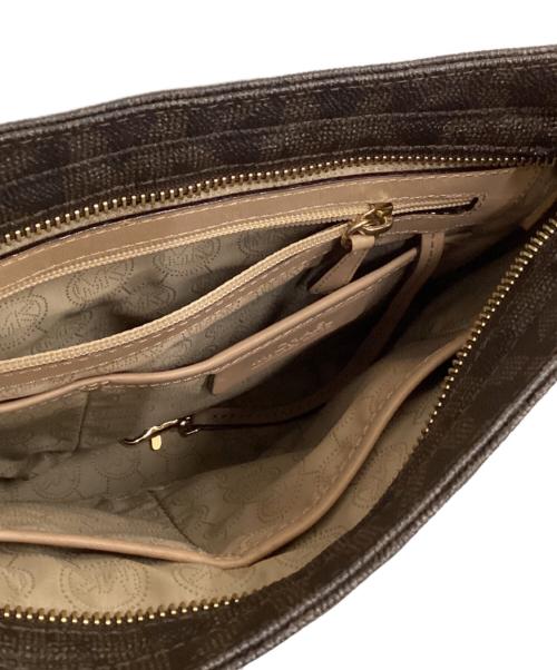 MICHAEL KORS（マイケル・コース）MICHAEL KORS (マイケルコース) ショルダーバッグ ブラウンの古着・服飾アイテム