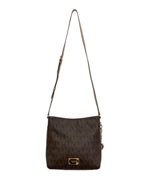 MICHAEL KORS（マイケル・コース）MICHAEL KORS (マイケルコース) ショルダーバッグ ブラウンの古着・服飾アイテム