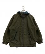 Columbiaコロンビア）の古着「フーデッドジャケット」｜カーキ×ブルー