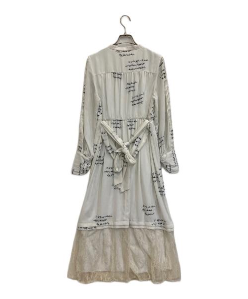 HER LIP TO（ハーリップトゥ）Her lip to (ハーリップトゥ) ワンピース ホワイト サイズ:Sの古着・服飾アイテム