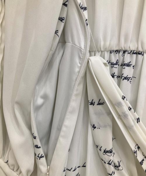 HER LIP TO（ハーリップトゥ）Her lip to (ハーリップトゥ) ワンピース ホワイト サイズ:Sの古着・服飾アイテム