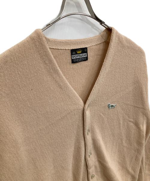 sports wear（スポーツウェア）sports wear (スポーツウェア) カーディガン ベージュ サイズ:Lの古着・服飾アイテム