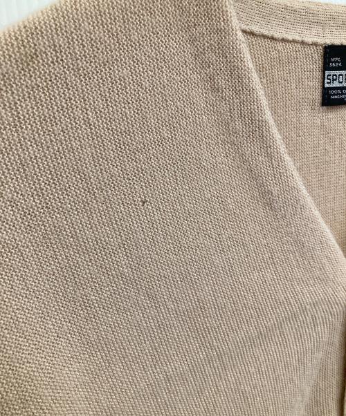 sports wear（スポーツウェア）sports wear (スポーツウェア) カーディガン ベージュ サイズ:Lの古着・服飾アイテム