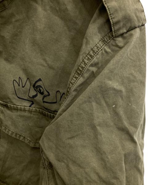 Desigual（デシグアル）Desigual (デシグアル) ハンドペイントミリタリージャケット オリーブ サイズ:XXLの古着・服飾アイテム