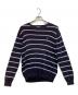 POLO RALPH LAUREN（ポロ・ラルフローレン）の古着「コットンボーダーニット」｜パープル