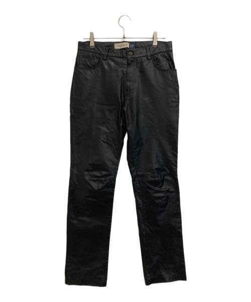 GAP（ギャップ）GAP (ギャップ) レザーパンツ ブラック サイズ:10の古着・服飾アイテム