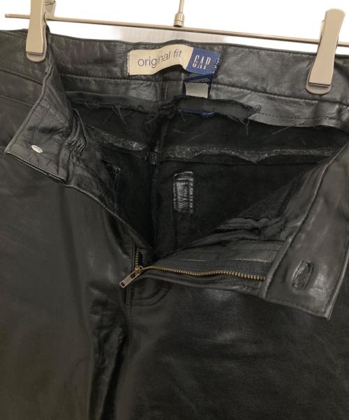 GAP（ギャップ）GAP (ギャップ) レザーパンツ ブラック サイズ:10の古着・服飾アイテム