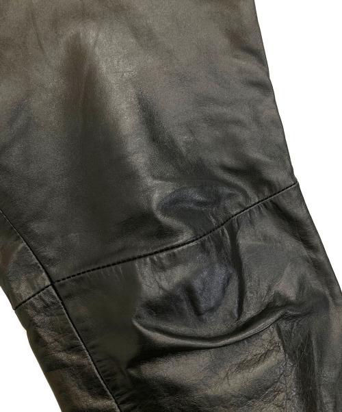 GAP（ギャップ）GAP (ギャップ) レザーパンツ ブラック サイズ:10の古着・服飾アイテム