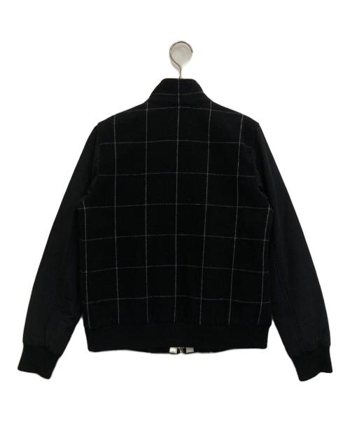 FRED PERRY（フレッドペリー）FRED PERRY (フレッドペリー) 切替ウールブルゾン ブラック サイズ:Mの古着・服飾アイテム