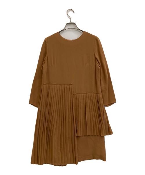 Diagram GRACE CONTINENTAL（ダイアグラム グレースコンチネンタル）Diagram GRACE CONTINENTAL (ダイアグラム グレースコンチネンタル) ワンピース ブラウン サイズ:Sの古着・服飾アイテム