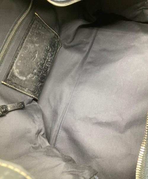 Vivienne Westwood（ヴィヴィアンウエストウッド）Vivienne Westwood (ヴィヴィアンウエストウッド) Harris Tweed (ハリスツイード) ボストンバッグ ネイビーの古着・服飾アイテム