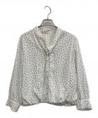 23区ニジュウサンク）の古着「プリントボウタイブラウス」｜ホワイト