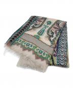 ETROエトロ）の古着「ペイズリー柄カシミヤストール」｜ベージュ