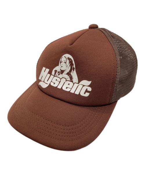 Hysteric Glamour（ヒステリックグラマー）Hysteric Glamour (ヒステリックグラマー) FEEL GOOD メッシュキャップ ブラウン サイズ:FREEの古着・服飾アイテム