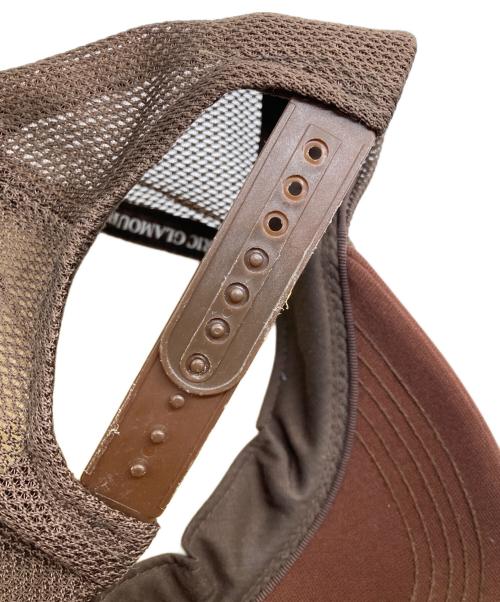 Hysteric Glamour（ヒステリックグラマー）Hysteric Glamour (ヒステリックグラマー) FEEL GOOD メッシュキャップ ブラウン サイズ:FREEの古着・服飾アイテム