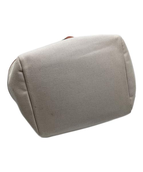 DELVAUX（デルヴォー）DELVAUX (デルヴォー) ディライトトートバッグ ホワイト×ブラウンの古着・服飾アイテム