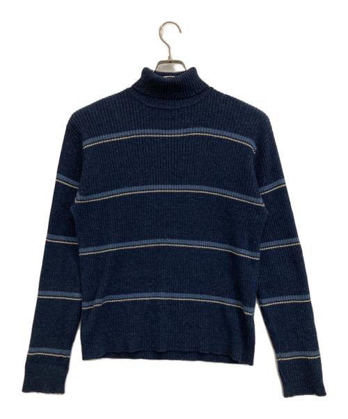 POLO RALPH LAUREN（ポロ・ラルフローレン）POLO RALPH LAUREN (ポロ・ラルフローレン) タートルネックニット ネイビー サイズ:Lの古着・服飾アイテム