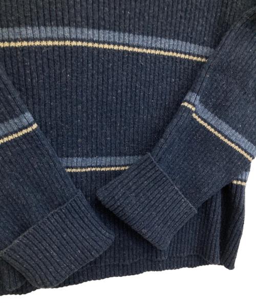 POLO RALPH LAUREN（ポロ・ラルフローレン）POLO RALPH LAUREN (ポロ・ラルフローレン) タートルネックニット ネイビー サイズ:Lの古着・服飾アイテム