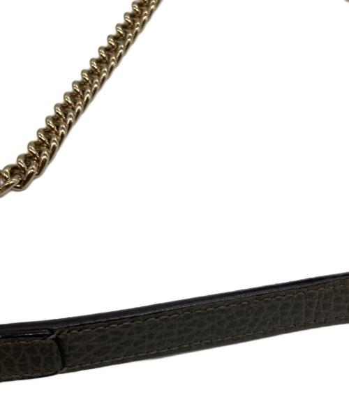 GUCCI（グッチ）GUCCI (グッチ) インターロッキングGチェーンショルダーバッグ グレーの古着・服飾アイテム