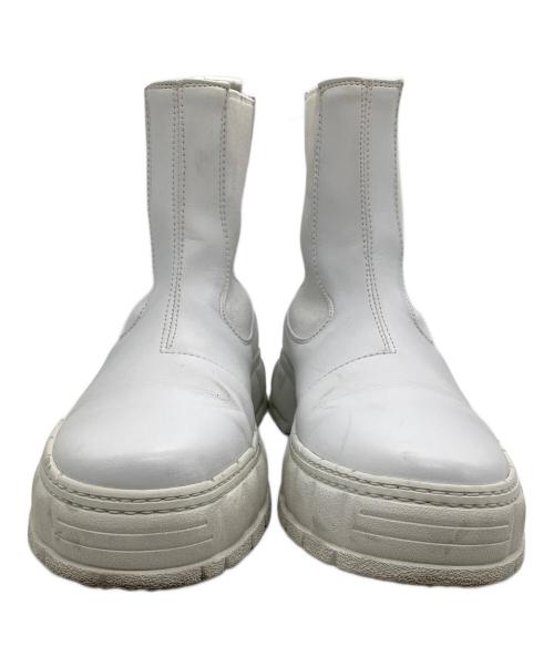 VIRON（ヴィロン）VIRON (ヴィロン) サイドゴアブーツ ホワイト サイズ:23.5の古着・服飾アイテム