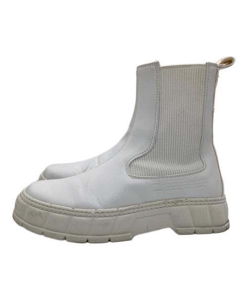 VIRON（ヴィロン）VIRON (ヴィロン) サイドゴアブーツ ホワイト サイズ:23.5の古着・服飾アイテム