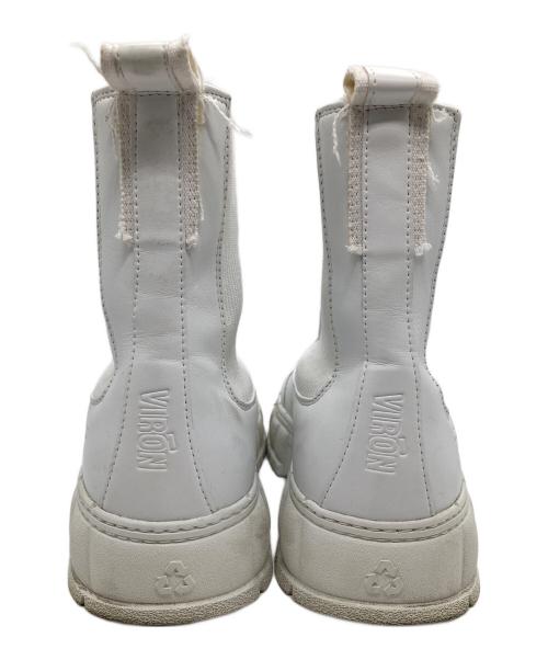 VIRON（ヴィロン）VIRON (ヴィロン) サイドゴアブーツ ホワイト サイズ:23.5の古着・服飾アイテム