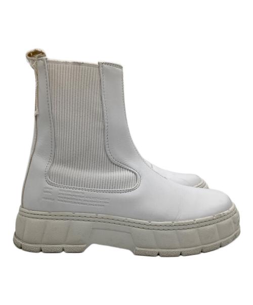 VIRON（ヴィロン）VIRON (ヴィロン) サイドゴアブーツ ホワイト サイズ:23.5の古着・服飾アイテム