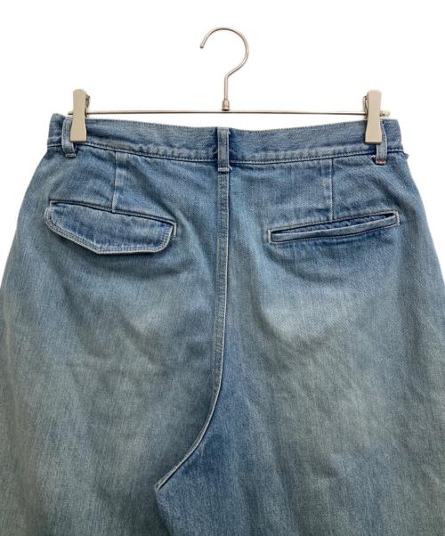 Graphpaper（グラフペーパー）Graphpaper (グラフペーパー) Selvage Denim Two Tuck Tapered Pants インディゴ サイズ:1の古着・服飾アイテム