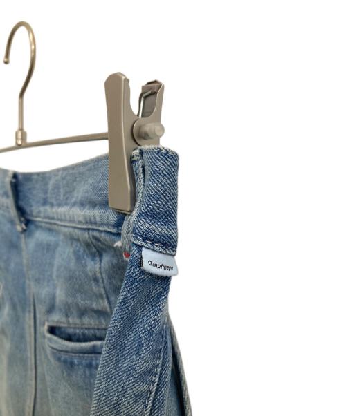 Graphpaper（グラフペーパー）Graphpaper (グラフペーパー) Selvage Denim Two Tuck Tapered Pants インディゴ サイズ:1の古着・服飾アイテム