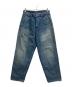 Graphpaper（グラフペーパー）の古着「Selvage Denim Two Tuck Tapered Pants」｜インディゴ