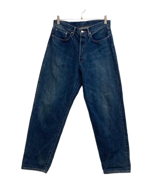 Graphpaper（グラフペーパー）Graphpaper (グラフペーパー) Selvage Denim Five Pocket Tapered Pants -DARK FADE インディゴ サイズ:1の古着・服飾アイテム