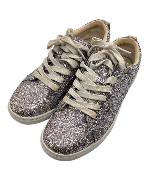 UGG（アグ）UGG (アグ) ローカットグリッタースニーカー シルバー サイズ:24.5の古着・服飾アイテム