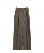 HERMESエルメス）の古着「ウールスラックス」｜グレー