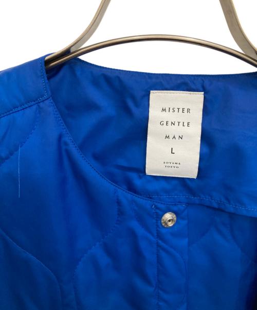 MISTER GENTLE MAN（ミスタージェントルマン）mister gentle man (ミスタージェントルマン) LINER SHIRT ブルー サイズ:Lの古着・服飾アイテム