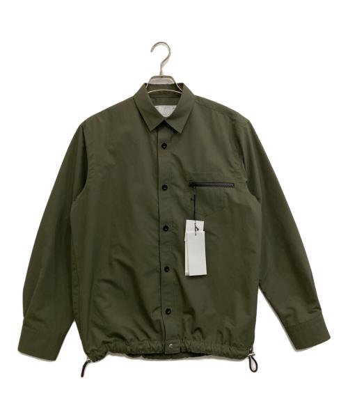 sacai（サカイ）sacai (サカイ) Rip Stop Shirt オリーブ サイズ:2の古着・服飾アイテム