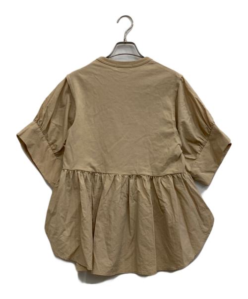 Adam et Rope（アダム エ ロペ）Adam et Rope (アダム エ ロペ) バウンスカフスプルオーバー ベージュ サイズ:Fの古着・服飾アイテム