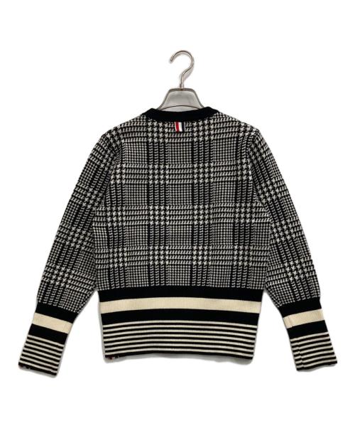 miele grande（ミエーレグランデ）miele grande (ミエーレグランデ) 切替ニット ホワイト×ブラック サイズ:表記無しの古着・服飾アイテム