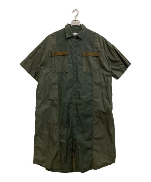 GENE HEAVENS（ジーンヘブンズ）GENE HEAVENS (ジーンヘブンズ) ミリタリードレスコート オリーブ サイズ:FREEの古着・服飾アイテム