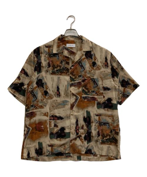 Adam et Rope（アダム エ ロペ）Adam et Rope (アダム エ ロペ) オープンカラーシャツ ベージュ サイズ:Mの古着・服飾アイテム