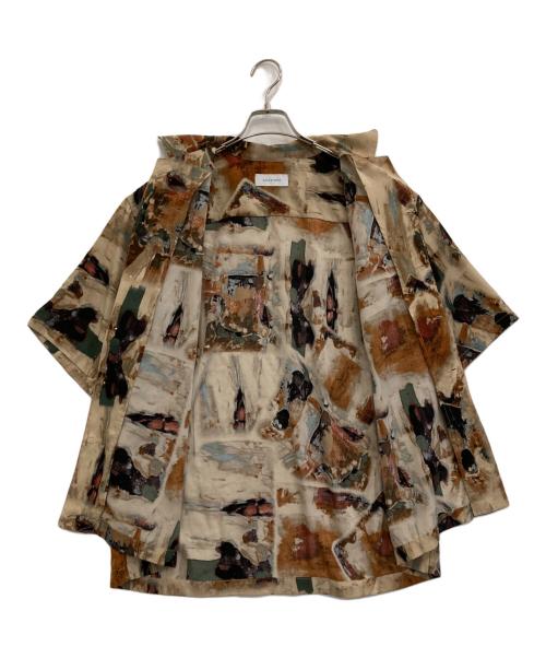 Adam et Rope（アダム エ ロペ）Adam et Rope (アダム エ ロペ) オープンカラーシャツ ベージュ サイズ:Mの古着・服飾アイテム