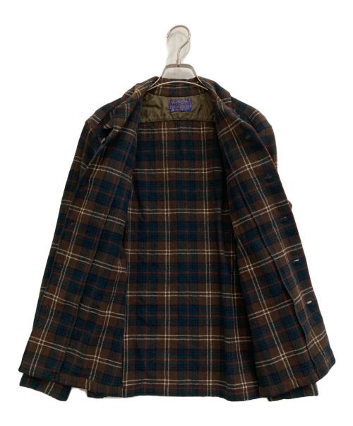 PENDLETON（ペンドルトン）PENDLETON (ペンドルトン) ネルシャツ ブラウン×グリーン サイズ:Mの古着・服飾アイテム
