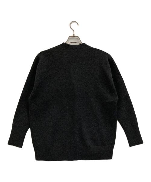 Spick and Span（スピック＆スパン）Spick and Span (スピックアンドスパン) ダブルジャガードビッグカーディガン グレー サイズ:-の古着・服飾アイテム